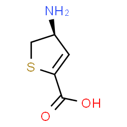 ChemSpider 2D Image | (S)-4-amino-4,5-dihydro-2-thiophenecarboxylic acid | C5H7NO2S