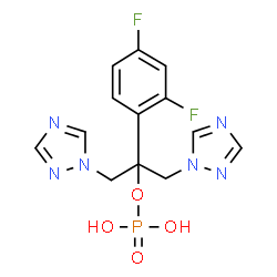 ChemSpider 2D Image | Fosfluconazole | C13H13F2N6O4P