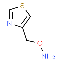 ChemSpider 2D Image | 4-[(Aminooxy)methyl]-1,3-thiazole | C4H6N2OS
