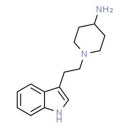 ChemSpider 2D Image | 1-[2-(1H-Indol-3-yl)ethyl]-4-piperidinamine | C15H21N3