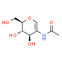 ChemSpider 2D Image | 2-Acetamidoglucal | C8H13NO5