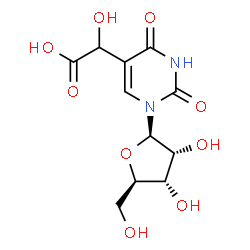 ChemSpider 2D Image | 5-(carboxyhydroxymethyl)uridine | C11H14N2O9
