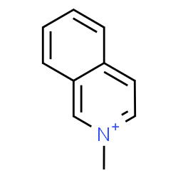 ChemSpider 2D Image | 2-Methylisoquinolinium | C10H10N