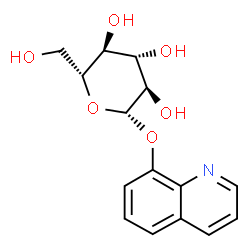 ChemSpider 2D Image | 8-Quinolinyl Î²-D-glucopyranoside | C15H17NO6