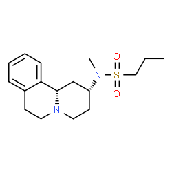 ChemSpider 2D Image | N-[(2R,11bS)-1,3,4,6,7,11b-Hexahydro-2H-pyrido[2,1-a]isoquinolin-2-yl]-N-methyl-1-propanesulfonamide | C17H26N2O2S