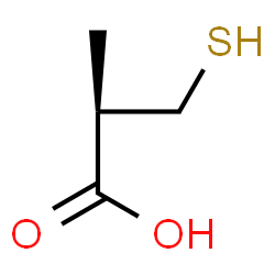 ChemSpider 2D Image | (2R)-2-Methyl-3-sulfanylpropanoic acid | C4H8O2S