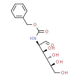 ChemSpider 2D Image | 2-{[(Benzyloxy)carbonyl]amino}-2-deoxy-D-glucose | C14H19NO7