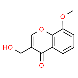 ChemSpider 2D Image | 3-(Hydroxymethyl)-8-methoxy-4H-chromen-4-one | C11H10O4