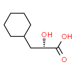ChemSpider 2D Image | (2S)-3-Cyclohexyl-2-hydroxypropanoic acid | C9H16O3