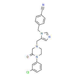 ChemSpider 2D Image | L-778,123 | C22H20ClN5O