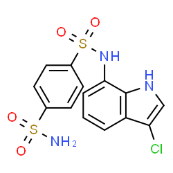 ChemSpider 2D Image | indisulam | C14H12ClN3O4S2