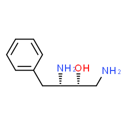 ChemSpider 2D Image | (2R,3S)-1,3-Diamino-4-phenyl-2-butanol | C10H16N2O