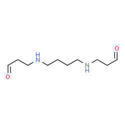 ChemSpider 2D Image | 3,3'-(1,4-Butanediyldiimino)dipropanal | C10H20N2O2