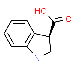 ChemSpider 2D Image | (3R)-3-Indolinecarboxylic acid | C9H9NO2