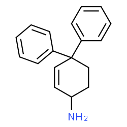 ChemSpider 2D Image | 4,4-diphenylcyclohex-2-enylamine | C18H19N