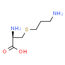 ChemSpider 2D Image | S-(3-Aminopropyl)-L-cysteine | C6H14N2O2S