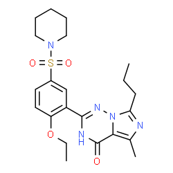 ChemSpider 2D Image | piperidenafil | C22H29N5O4S