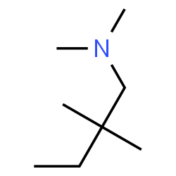 ChemSpider 2D Image | N,N,2,2-Tetramethyl-1-butanamine | C8H19N