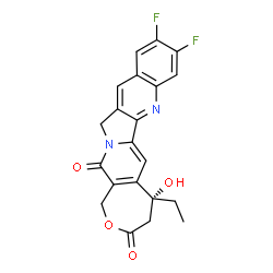 ChemSpider 2D Image | diflomotecan | C21H16F2N2O4
