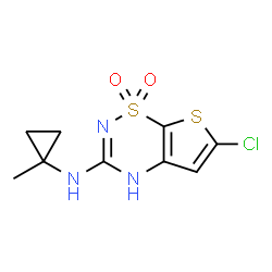 ChemSpider 2D Image | Tifenazoxide | C9H10ClN3O2S2