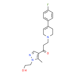 ChemSpider 2D Image | flupranone | C20H24FN3O2