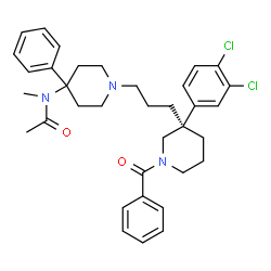 ChemSpider 2D Image | Osanetant | C35H41Cl2N3O2