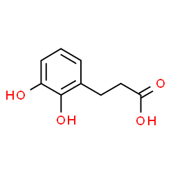 ChemSpider 2D Image | 2,3-dihydroxyphenylpropionic acid | C9H10O4