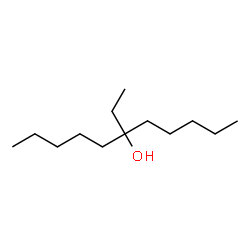 ChemSpider 2D Image | 6-Ethyl-6-undecanol | C13H28O
