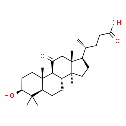 ChemSpider 2D Image | (3beta,5alpha)-3-Hydroxy-4,4,14-trimethyl-11-oxocholan-24-oic acid | C27H44O4