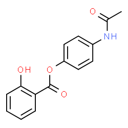 ChemSpider 2D Image | acetaminosalol | C15H13NO4