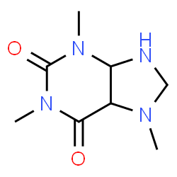 ChemSpider 2D Image | 1,3,7-Trimethylhexahydro-1H-purine-2,6-dione | C8H14N4O2