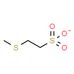 ChemSpider 2D Image | 2-(Methylthio)ethanesulfonate | C3H7O3S2