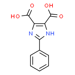 ChemSpider 2D Image | 2-Phenyl-1H-imidazole-4,5-dicarboxylic acid | C11H8N2O4