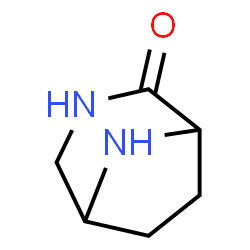 ChemSpider 2D Image | 3,8-diazabicyclo(3.2.1)octan-2-one | C6H10N2O