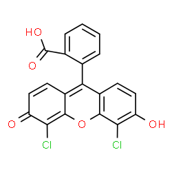 ChemSpider 2D Image | 4',5'-Dichlorofluorescein | C20H10Cl2O5