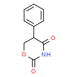 ChemSpider 2D Image | 5-Phenyl-1,3-oxazinane-2,4-dione | C10H9NO3