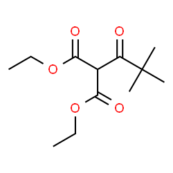 ChemSpider 2D Image | Diethyl (2,2-dimethylpropanoyl)malonate | C12H20O5