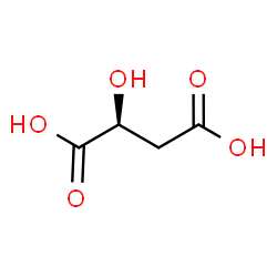 ChemSpider 2D Image | L-(−)-Malic acid | C4H6O5