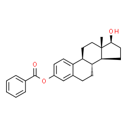ChemSpider 2D Image | 17beta-estradiol 3-benzoate | C25H28O3
