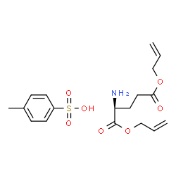 ChemSpider 2D Image | Diallyl L-glutamate 4-methylbenzenesulfonate (1:1) | C18H25NO7S