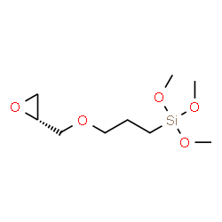 ChemSpider 2D Image | Trimethoxy{3-[(2R)-2-oxiranylmethoxy]propyl}silane | C9H20O5Si