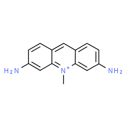 ChemSpider 2D Image | 3,6-Diamino-10-methylacridinium | C14H14N3