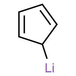 ChemSpider 2D Image | 2,4-Cyclopentadien-1-yllithium | C5H5Li