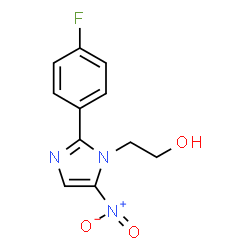 ChemSpider 2D Image | flunidazole | C11H10FN3O3