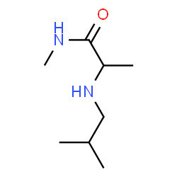 ChemSpider 2D Image | N~2~-Isobutyl-N-methylalaninamide | C8H18N2O