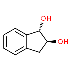 ChemSpider 2D Image | (1S,2S)-1,2-Indanediol | C9H10O2