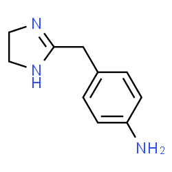 ChemSpider 2D Image | 4-(4,5-Dihydro-1H-imidazol-2-ylmethyl)aniline | C10H13N3