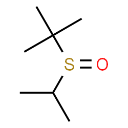 ChemSpider 2D Image | 2-(Isopropylsulfinyl)-2-methylpropane | C7H16OS