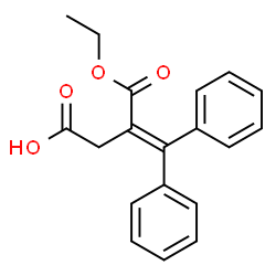 ChemSpider 2D Image | 3-(Ethoxycarbonyl)-4,4-diphenyl-3-butenoic acid | C19H18O4