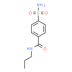 ChemSpider 2D Image | N-Propyl-4-sulfamoylbenzamide | C10H14N2O3S